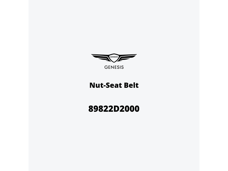 nut-seat-belt-89822d2000-ar