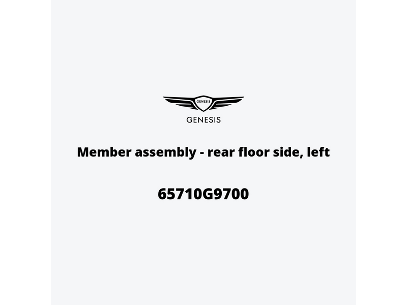 member-assembly-rear-floor-side-left-65710g9700