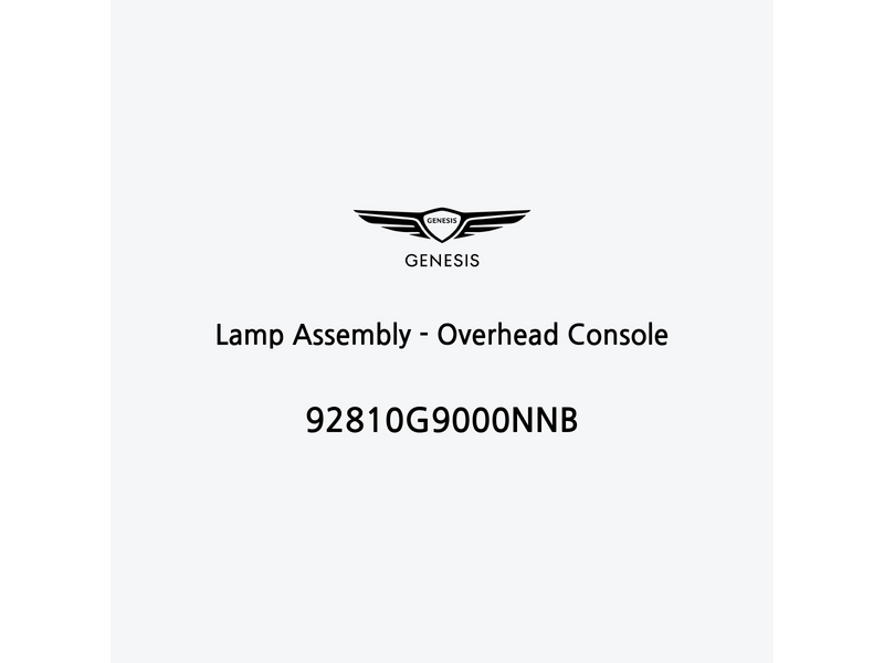 lamp-assembly-overhead-console-92810g9000nnb-es