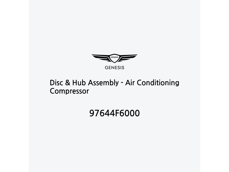 disc-and-hub-assembly-air-conditioning-compressor-97644f6000-ja