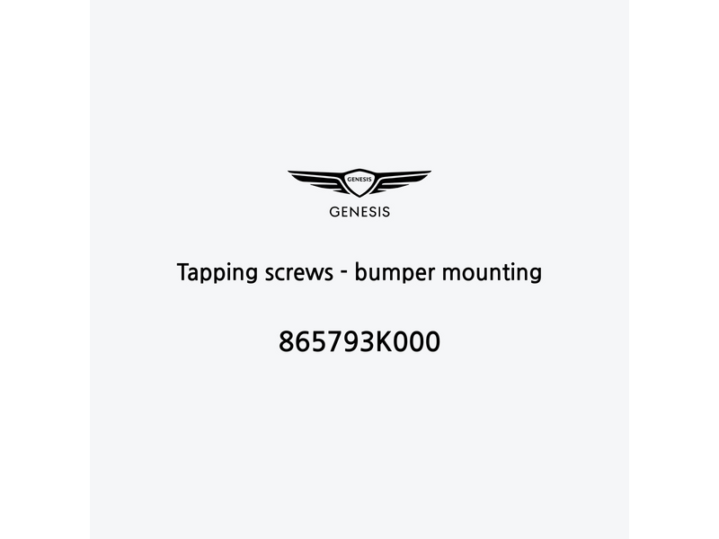 tapping-screws-bumper-mounting-865793k000-ja