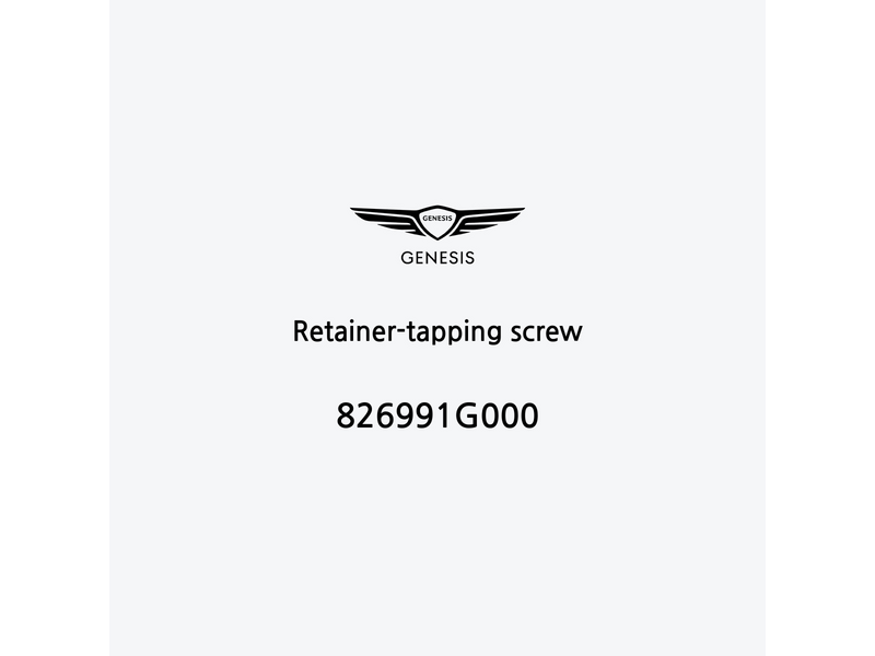 retainer-tapping-screw-826991g000-ar