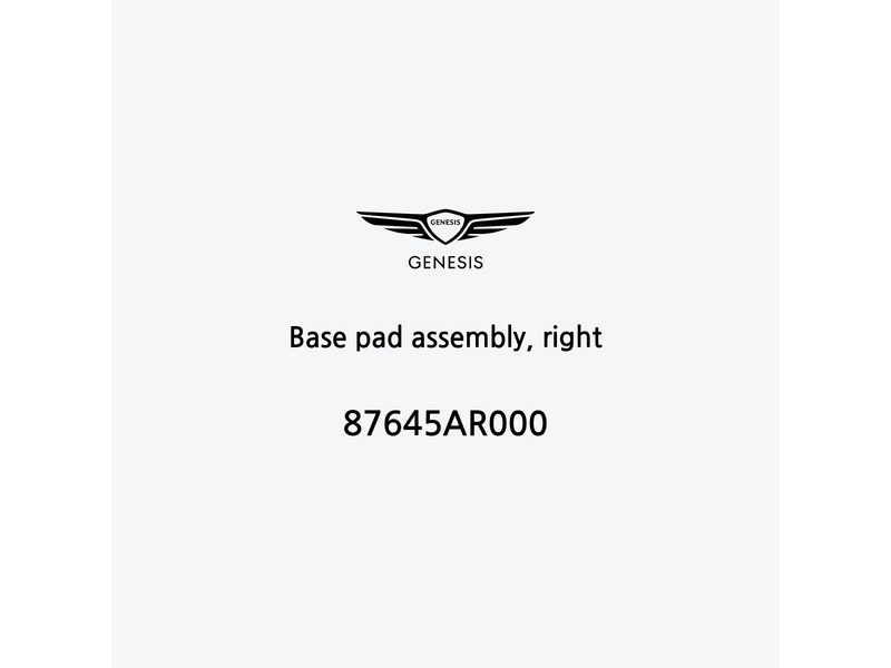 base-pad-assembly-right-87645ar000-ja