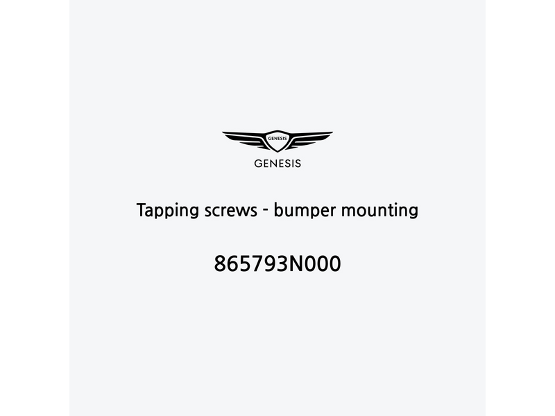 tapping-screws-bumper-mounting-865793n000-ar