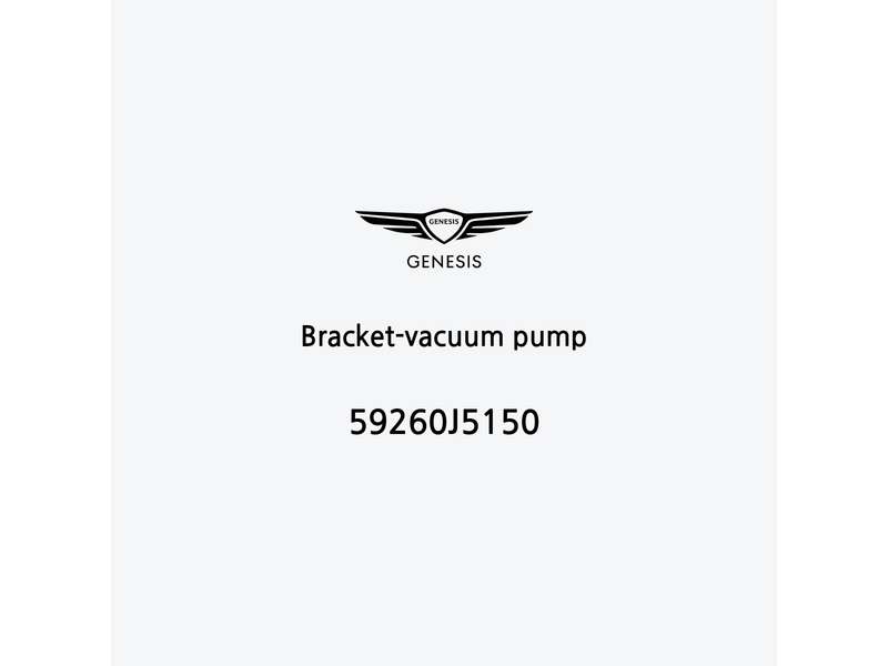 bracket-vacuum-pump-59260j5150