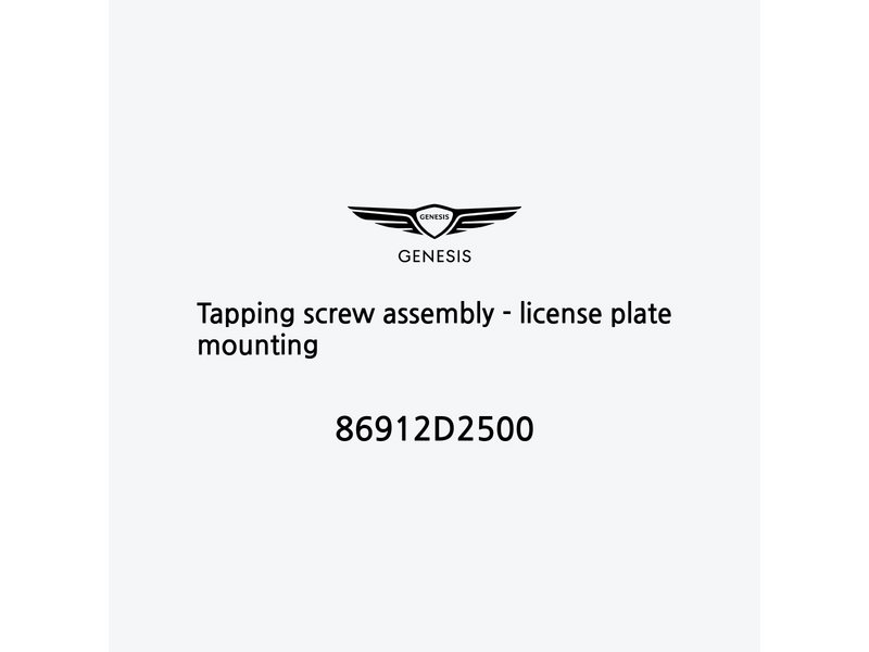 tapping-screw-assembly-license-plate-mounting-86912d2500