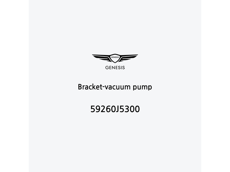 bracket-vacuum-pump-59260j5300-pt