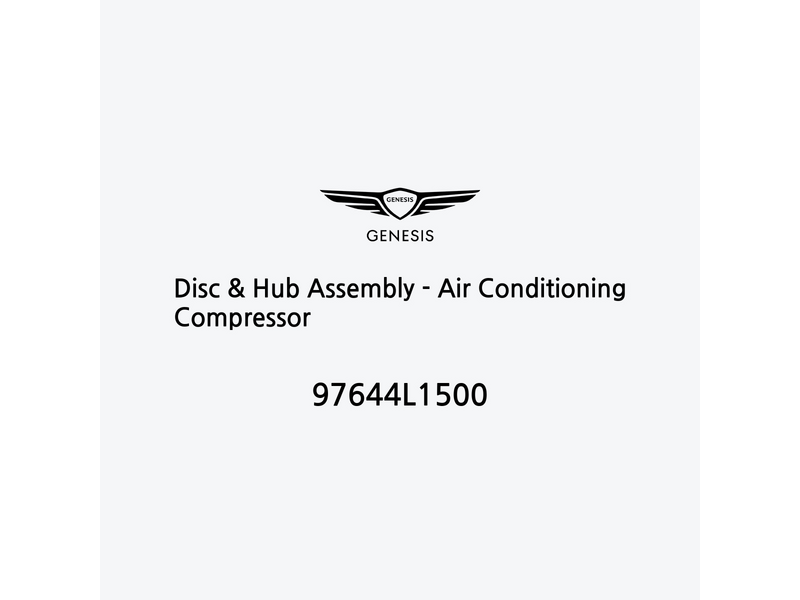 disc-and-hub-assembly-air-conditioning-compressor-97644l1500-fr