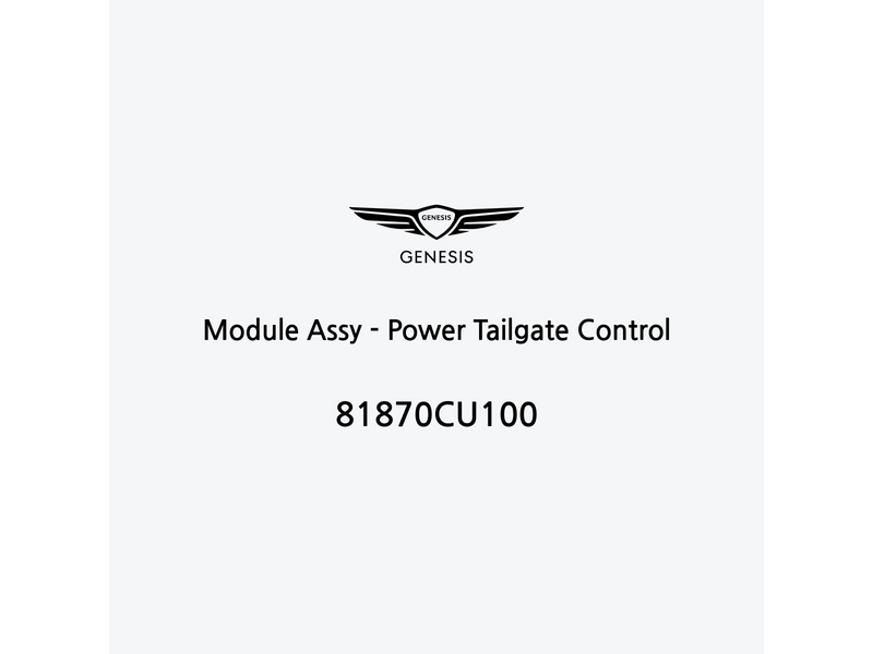 module-assy-power-tailgate-control-es