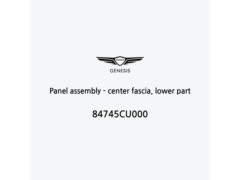 panel-assembly-center-fascia-lower-part-pt